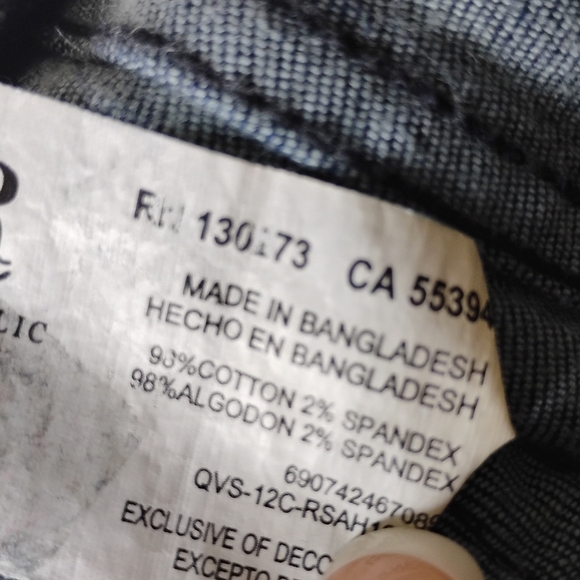 Rock & Republic Fierce Flare Jeans Size 10 Stretch Boho Dark Wash Denim - Picture 9 of 9